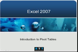 Pivot Tables and introduction in Excel